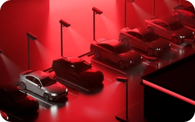 Охраняемая площадка для продажи авто